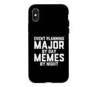 Carcasa para iPhone X/XS Planificación de Eventos Mayor por día Memes Noche Gestión de Eventos Trabajo