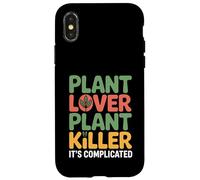 Carcasa para iPhone X/XS Plant Lover Plant Killer It's Complicated -