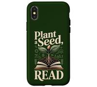 Carcasa para iPhone X/XS Plantar una semilla Leer