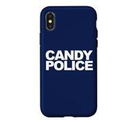Carcasa para iPhone X/XS Policía de Dulces de Halloween