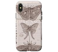 Carcasa para iPhone X/XS Polillas de la Enciclopedia Diderot Historia Natural Vintage