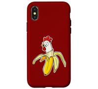 Carcasa para iPhone X/XS Pollo Plátan