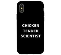 Carcasa para iPhone X/XS Pollo Tierno Científico Comida Chatarra Divertida