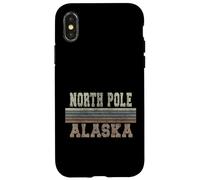 Carcasa para iPhone X/XS Polo Norte Retro Alaska