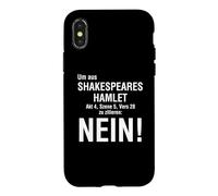 Carcasa para iPhone X/XS por Citar a Shakespeares Hamlet no.