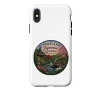 Carcasa para iPhone X/XS Portland OR Oregon, Jardín japonés, EE. UU