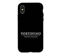 Carcasa para iPhone X/XS Portofino Italiana Riviera Italia Viajes Vacaciones