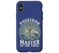 Carcasa para iPhone X/XS Poseidón Maestro de Las Mareas Mitología Ocean Design