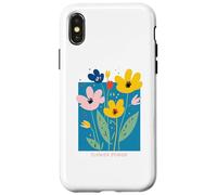 Carcasa para iPhone X/XS Positive Floral Daisy Flower, Inspirational, Flower Power
