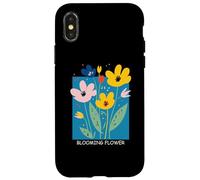 Carcasa para iPhone X/XS Positive Floral Flower, Inspirational, Blooming Flower
