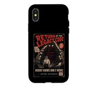 Carcasa para iPhone X/XS Póster Retro de la película del Desarrollo de TI del código heredado