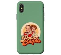 Carcasa para iPhone X/XS Power Couple! Funny The Ropers Romp Vintage Three's Company