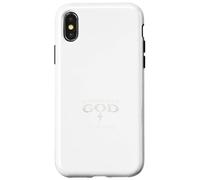 Carcasa para iPhone X/XS Powered by God Christian Faith T-Shirt
