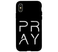 Carcasa para iPhone X/XS Pray God Jesus Christ Faith Prayer Religious Christian