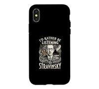 Carcasa para iPhone X/XS Prefiero Estar Escuchando a Igor Stravinsky