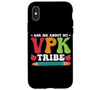 Carcasa para iPhone X/XS Pregúntame sobre mi Profesor Orgulloso de la Tribu VPK