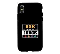 Carcasa para iPhone X/XS Pregunte Antes de juzgar educación Especial para un Maestro de SpEd