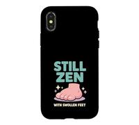 Carcasa para iPhone X/XS Prenatal Yoga Expectante Mamá Mindful Embarazo Fitness Calma