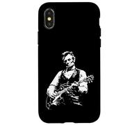 Carcasa para iPhone X/XS Presidente Abraham Lincoln Tocando la Guitarra Abe Lincoln Design