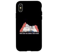 Carcasa para iPhone X/XS Presidentes de Rushmore Algunas Cabezas Son más difíciles Que Otras Divertidas