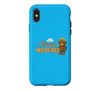 Carcasa para iPhone X/XS Prevent Wildfires Cute Standing Smokey Bear