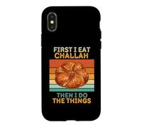 Carcasa para iPhone X/XS Primero como Challah y Luego Hago Las Cosas Vintage Challah
