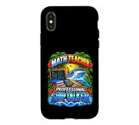 Carcasa para iPhone X/XS Profesor de Matemáticas Profesional Ship Talker Crucero Vacaciones