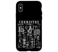 Carcasa para iPhone X/XS Profesor de Química Estudiante Laboratorio de Ciencias Vintage