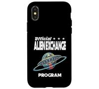 Carcasa para iPhone X/XS Programa Oficial DE Intercambio DE Extranjeros Divertidos alienígenas Ciencia ficción