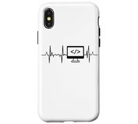 Carcasa para iPhone X/XS Programador Codificador de latidos del corazón Desarrollador