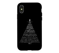 Carcasa para iPhone X/XS Psalms 23 Though I Walk Through The Valley - Japanese Bible