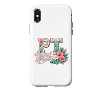 Carcasa para iPhone X/XS PT Tropical Flowers Fisioterapeuta Aloha Summer Girl