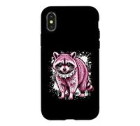 Carcasa para iPhone X/XS Punk Rock Mapache Anarquista Procyon Lotor Entusiasta