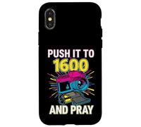 Carcasa para iPhone X/XS Push It To 1600 and Pray Analog Film Photography Camera
