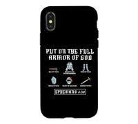 Carcasa para iPhone X/XS Put On The Full Armor God Funny Saying Christian