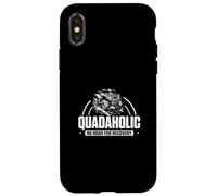 Carcasa para iPhone X/XS Quadaholic No Road para Recuperación ATV Offroad para Un Quad Biker