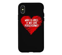 Carcasa para iPhone X/XS ¿Qué es el Dolor si no ama perseverante pérdida Cita Wanda Meme