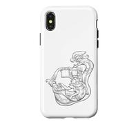 Carcasa para iPhone X/XS Quetzalcoatl. Serpiente Emplumada. Olmeca. Mesoamericano. México