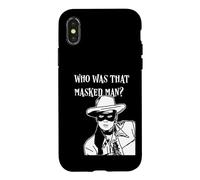 Carcasa para iPhone X/XS ¿Quién era Ese Hombre Enmascarado Solitario máscara Retro clásico TV