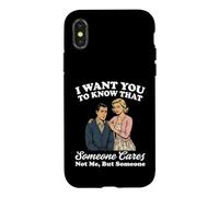 Carcasa para iPhone X/XS Quiero Que sepas Que Alguien no me Importa Sino Alguien