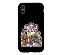 Carcasa para iPhone X/XS Quiosco de Limonada Dulce como Liberty
