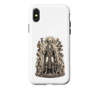 Carcasa para iPhone X/XS Ra Sun God Falcon Guardian Antiguo Egipcio Mítico Arte