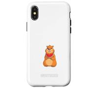 Carcasa para iPhone X/XS Radicalmente sin Molestar Capibara Divertido Caos Meme Lover