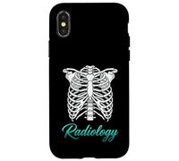 Carcasa para iPhone X/XS Radiología Costilla Esqueleto X-Ray Tech Medical Professional
