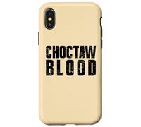Carcasa para iPhone X/XS Raíces de Sangre de Choctaw para los Orgullosos pueblos nativos Americanos