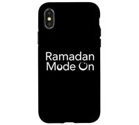 Carcasa para iPhone X/XS Ramadán Mubarak Feliz Ayuno Luna Creciente Islámico Musulmán