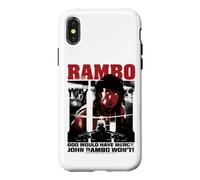Carcasa para iPhone X/XS Rambo III God Would Have Mercy Stallone Película