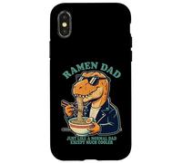 Carcasa para iPhone X/XS Ramen Dad Just Like Cool Dinosaur Graphic Funny Ramen Fideos Ramen