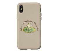 Carcasa para iPhone X/XS Rana Medieval Divertida Qué diablos es un Meme Frogs