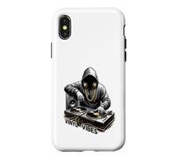 Carcasa para iPhone X/XS Rap Vinyl Vibes Hip Hop DJ